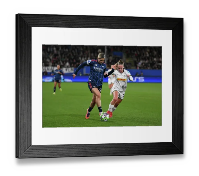 Framed Print : Oud-Heverlee Leuven v Arsenal FC - UEFA Women's Champions League 2025 / 26 League Phase MD6 Oud-Heverlee Leuven v Arsenal FC - UEFA Women's Champions League 2025 / 26 League