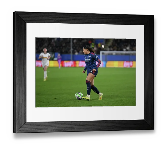 Framed Print : Oud-Heverlee Leuven v Arsenal FC - UEFA Women's Champions League 2025 / 26 League Phase MD6 Oud-Heverlee Leuven v Arsenal FC - UEFA Women's Champions League 2025 / 26 League