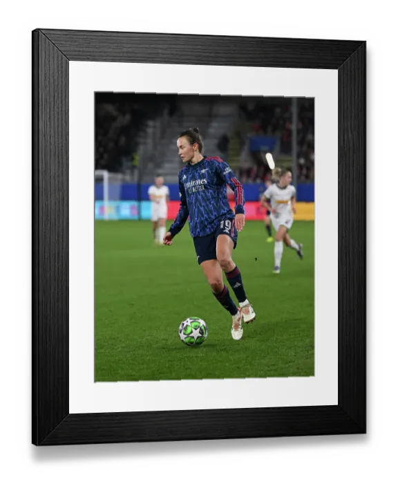 Framed Print : Oud-Heverlee Leuven v Arsenal FC - UEFA Women's Champions League 2025 / 26 League Phase MD6 Oud-Heverlee Leuven v Arsenal FC - UEFA Women's Champions League 2025 / 26 League