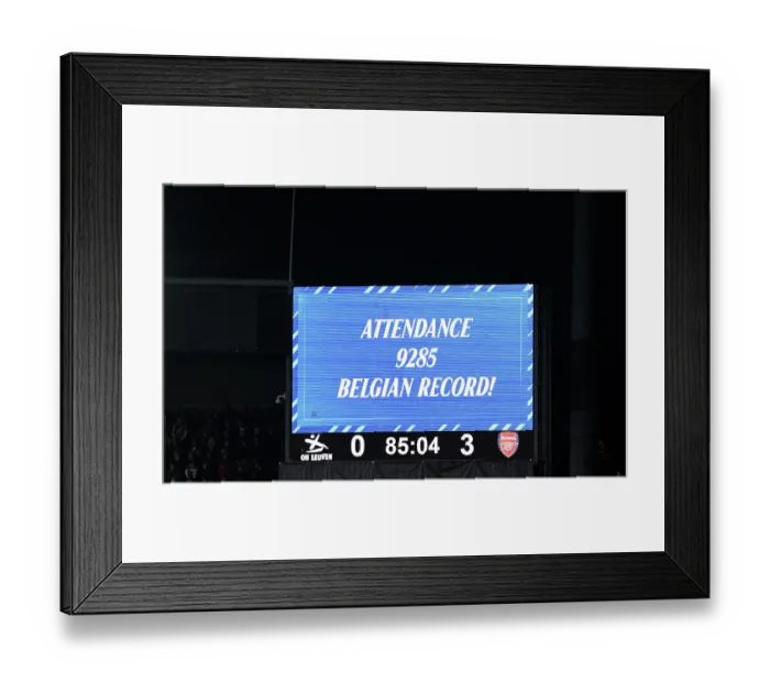 Framed Print : Oud-Heverlee Leuven v Arsenal FC - UEFA Women's Champions League 2025 / 26 League Phase MD6 Oud-Heverlee Leuven v Arsenal FC - UEFA Women's Champions League 2025 / 26 League Framed Print : Oud-Heverlee Leuven v Arsenal FC - UEFA Women's Champions League 2025 / 26 League Phase MD6 Oud-Heverlee Leuven v Arsenal FC - UEFA Women's Champions League 2025 / 26 League