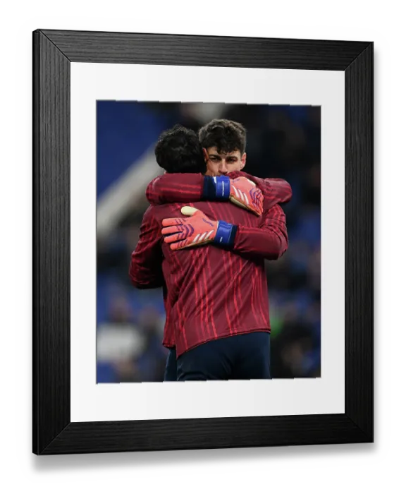 Framed Print : Everton v Arsenal - Premier League