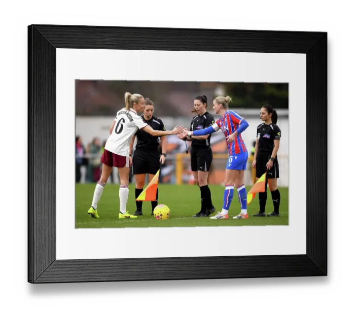 Framed Print : Crystal Palace v Arsenal - Subway Women's League Cup Quarter Final Crystal Palace v Arsenal - Subway Women's League Cup Quarter Final