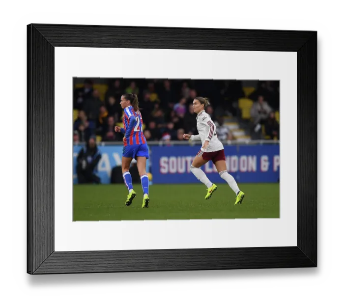 Framed Print : Crystal Palace v Arsenal - Subway Women's League Cup Quarter Final Crystal Palace v Arsenal - Subway Women's League Cup Quarter Final