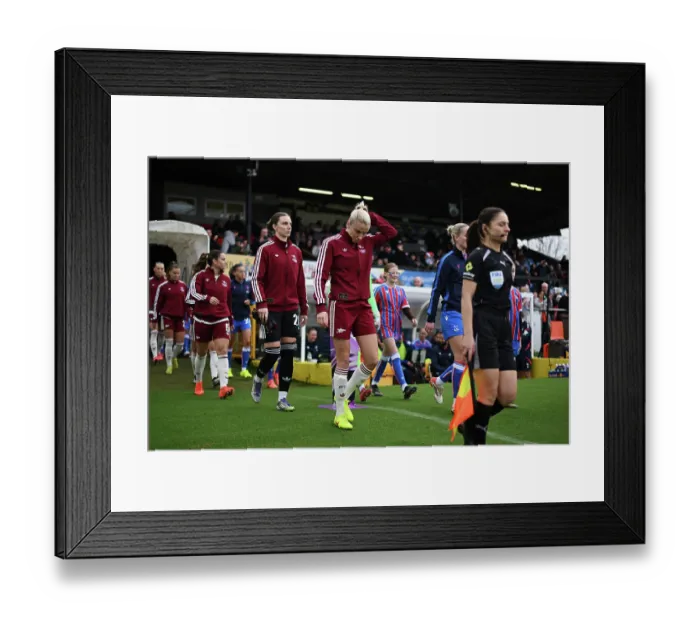 Framed Print : Crystal Palace v Arsenal - Subway Women's League Cup Quarter Final Crystal Palace v Arsenal - Subway Women's League Cup Quarter Final