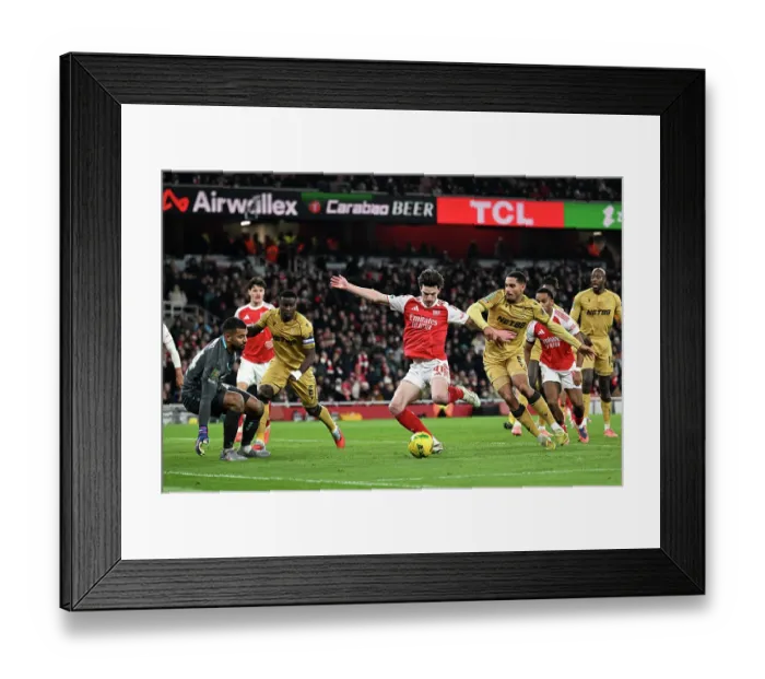 Framed Print : Arsenal v Crystal Palace - Carabao Cup Quarter Final