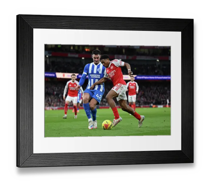 Framed Print : Arsenal v Brighton & Hove Albion - Premier League Arsenal v Brighton & Hove Albion - Premier League