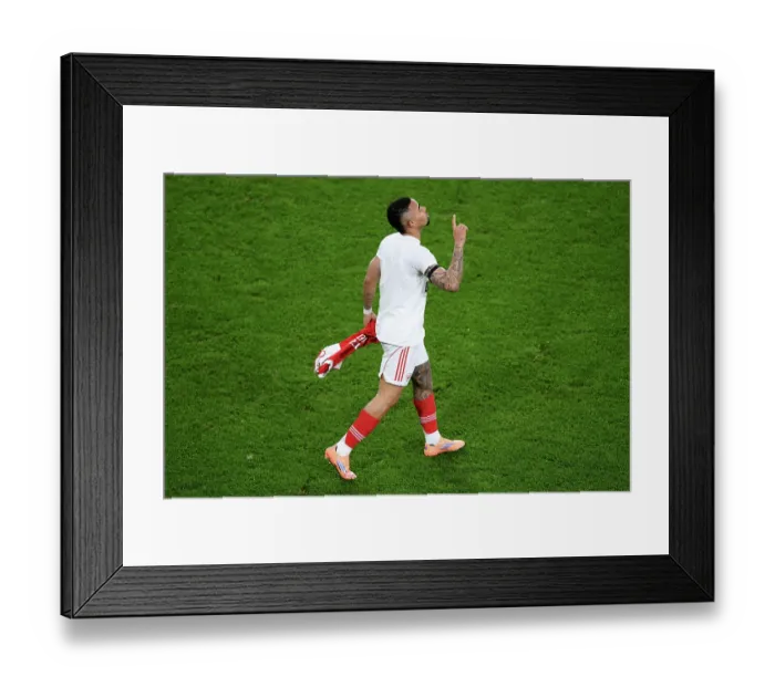 Framed Print : Arsenal v Aston Villa - Premier League