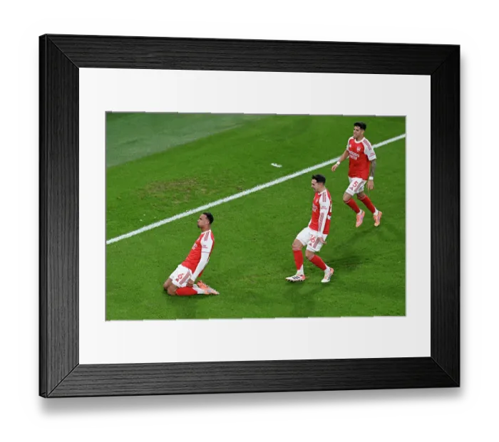 Framed Print : Arsenal v Aston Villa - Premier League