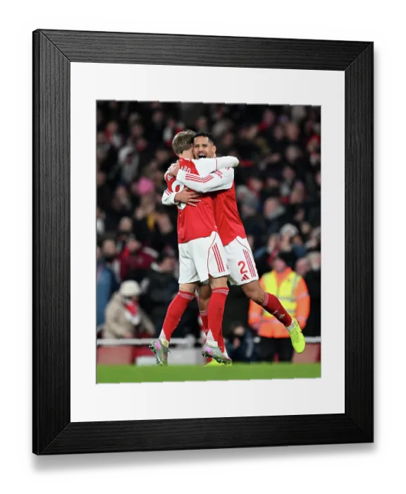 Framed Print : Arsenal v Aston Villa - Premier League