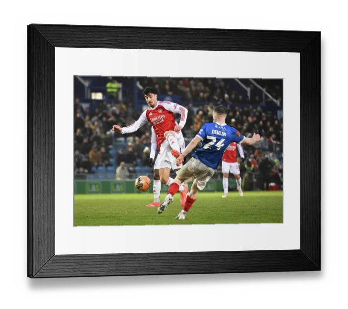 Framed Print : Portsmouth v Arsenal - Emirates FA Cup Third Round