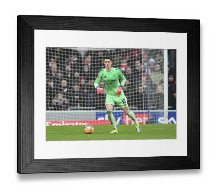 Framed Print : Portsmouth v Arsenal - Emirates FA Cup Third Round