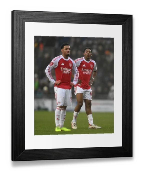 Framed Print : Portsmouth v Arsenal - Emirates FA Cup Third Round