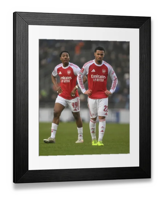 Framed Print : Portsmouth v Arsenal - Emirates FA Cup Third Round