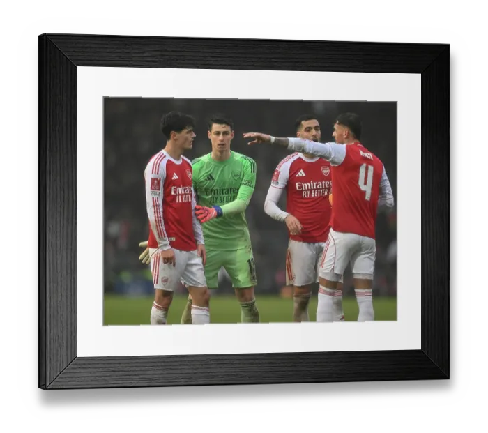 Framed Print : Portsmouth v Arsenal - Emirates FA Cup Third Round Framed Print : Portsmouth v Arsenal - Emirates FA Cup Third Round