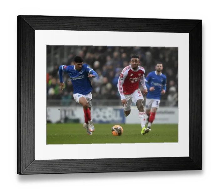 Framed Print : Portsmouth v Arsenal - Emirates FA Cup Third Round Framed Print : Portsmouth v Arsenal - Emirates FA Cup Third Round
