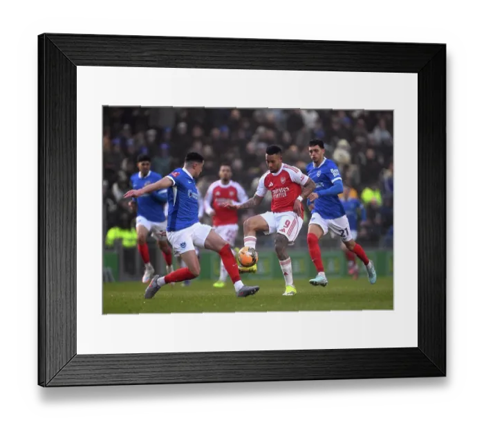 Framed Print : Portsmouth v Arsenal - Emirates FA Cup Third Round