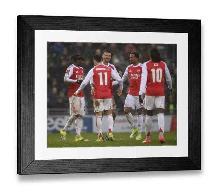 Framed Print : Portsmouth v Arsenal - Emirates FA Cup Third Round