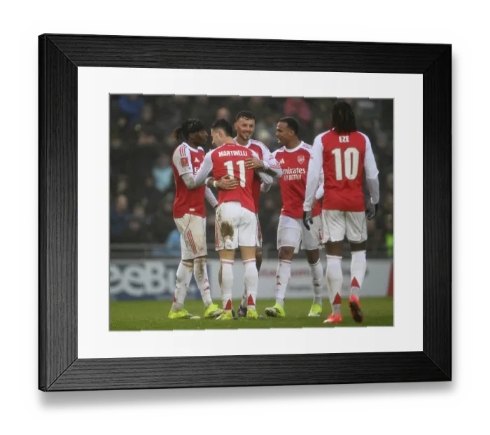 Framed Print : Portsmouth v Arsenal - Emirates FA Cup Third Round