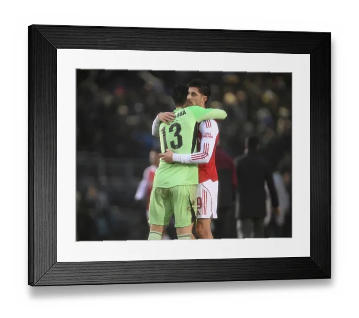 Framed Print : Portsmouth v Arsenal - Emirates FA Cup Third Round