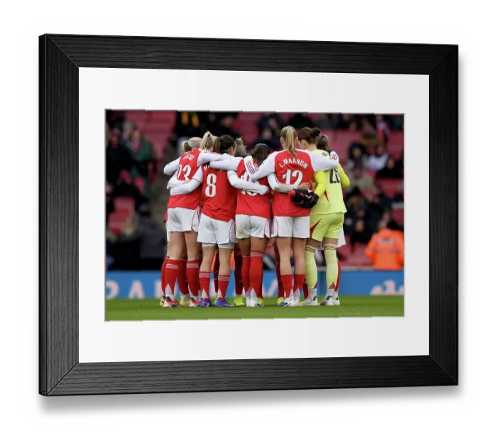 Framed Print : Arsenal v Manchester United - Barclays Women's Super League Arsenal v Manchester United - Barclays Women's Super League