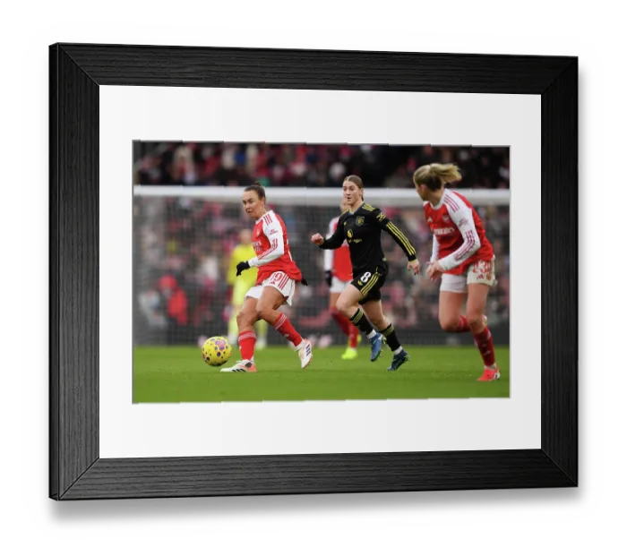 Framed Print : Arsenal v Manchester United - Barclays Women's Super League Arsenal v Manchester United - Barclays Women's Super League