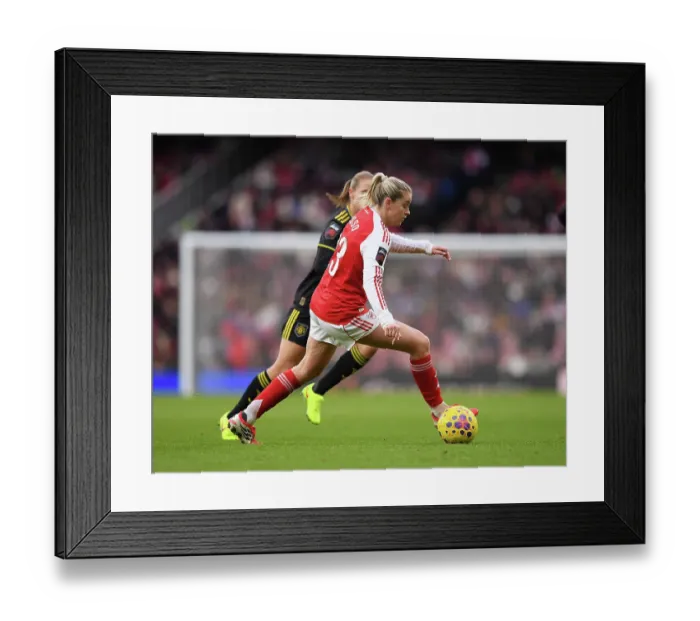 Framed Print : Arsenal v Manchester United - Barclays Women's Super League Arsenal v Manchester United - Barclays Women's Super League