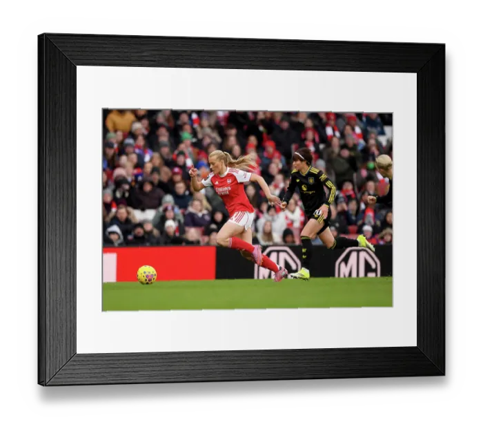 Framed Print : Arsenal v Manchester United - Barclays Women's Super League Arsenal v Manchester United - Barclays Women's Super League