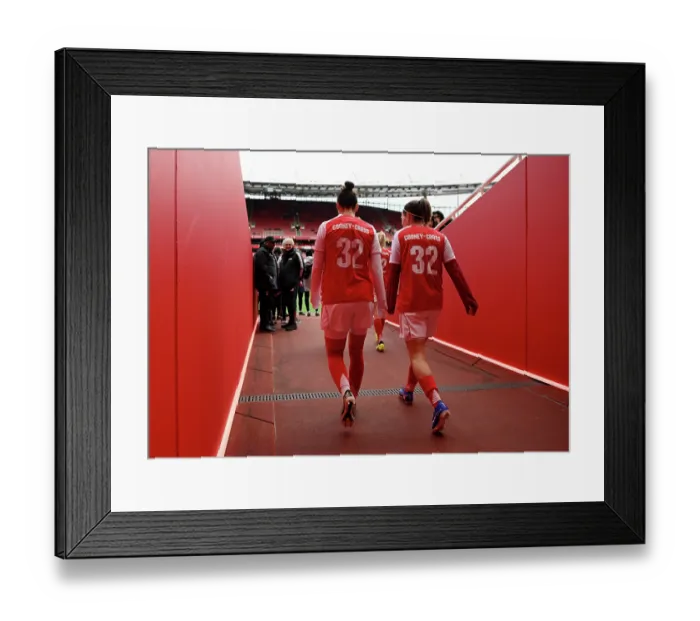 Framed Print : Arsenal v Manchester United - Barclays Women's Super League Arsenal v Manchester United - Barclays Women's Super League