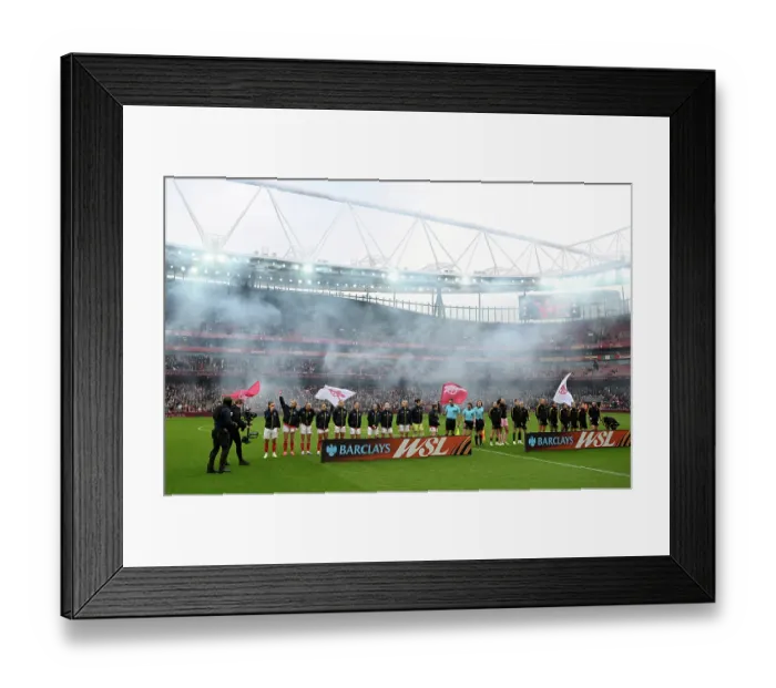 Framed Print : Arsenal v Manchester United - Barclays Women's Super League Arsenal v Manchester United - Barclays Women's Super League