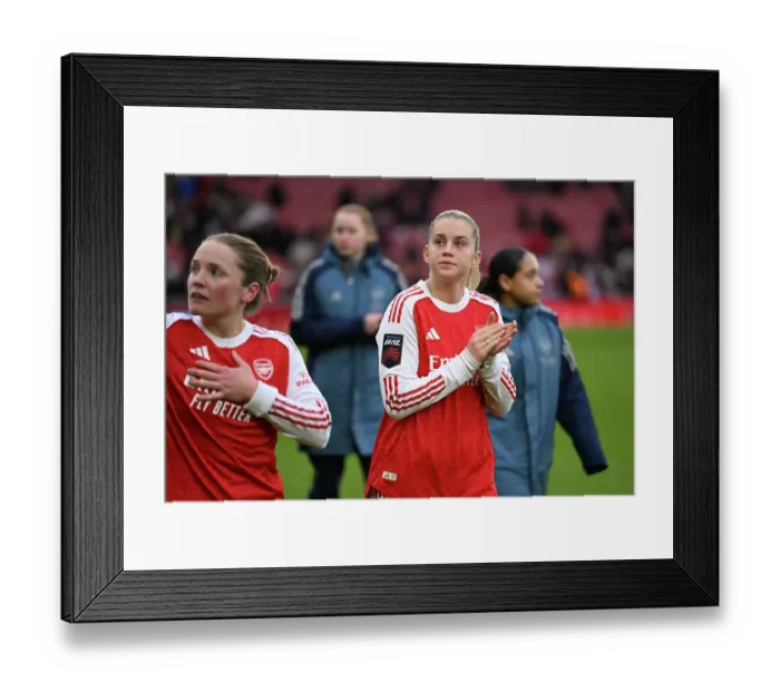 Framed Print : Arsenal v Manchester United - Barclays Women's Super League Arsenal v Manchester United - Barclays Women's Super League