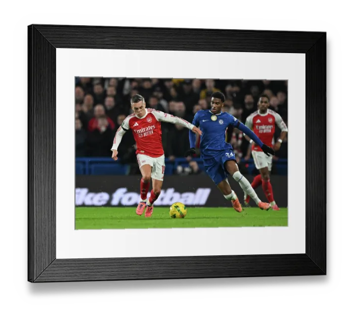 Framed Print : Chelsea v Arsenal - Carabao Cup Semi Final First Leg