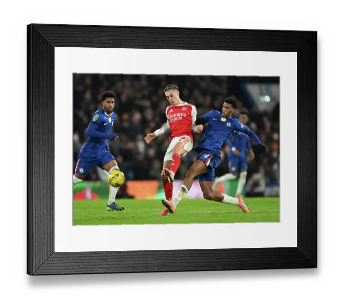 Framed Print : Chelsea v Arsenal - Carabao Cup Semi Final First Leg