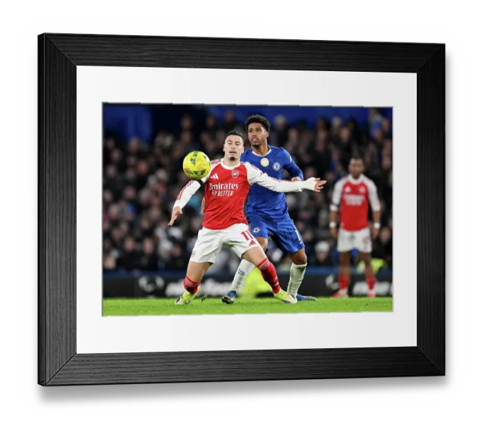 Framed Print : Chelsea v Arsenal - Carabao Cup Semi Final First Leg