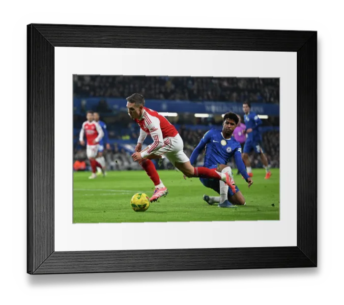 Framed Print : Chelsea v Arsenal - Carabao Cup Semi Final First Leg