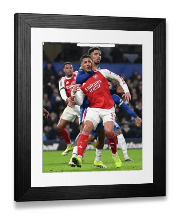 Framed Print : Chelsea v Arsenal - Carabao Cup Semi Final First Leg