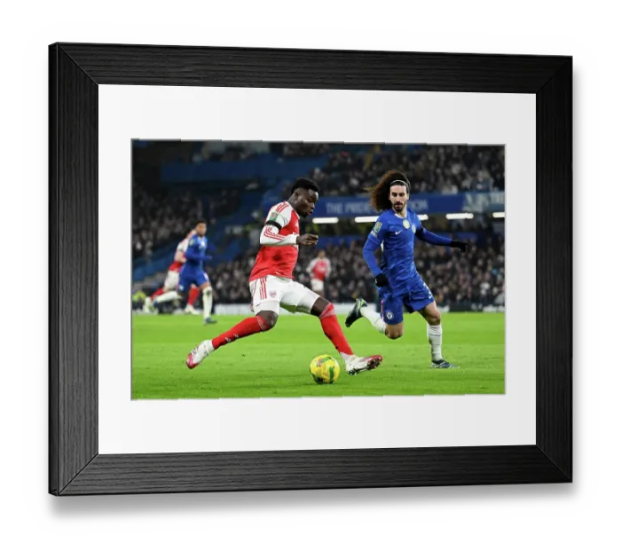 Framed Print : Chelsea v Arsenal - Carabao Cup Semi Final First Leg