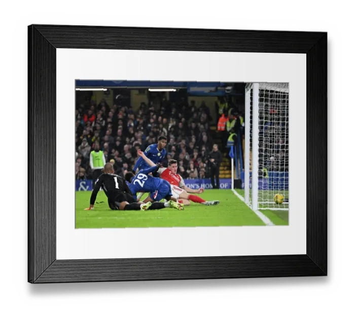 Framed Print : Chelsea v Arsenal - Carabao Cup Semi Final First Leg