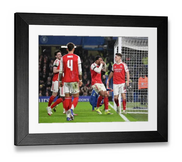Framed Print : Chelsea v Arsenal - Carabao Cup Semi Final First Leg