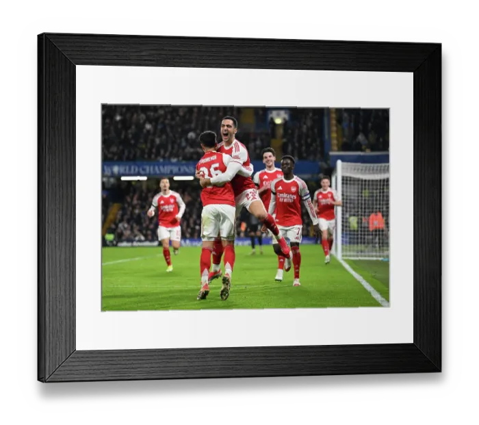Framed Print : Chelsea v Arsenal - Carabao Cup Semi Final First Leg