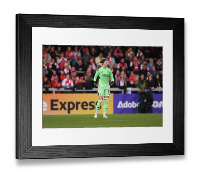Framed Print : Arsenal v Aston Villa - Adobe Women's FA Cup Fourth Round Arsenal v Aston Villa - Adobe Women's FA Cup Fourth Round