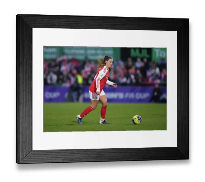 Framed Print : Arsenal v Aston Villa - Adobe Women's FA Cup Fourth Round Arsenal v Aston Villa - Adobe Women's FA Cup Fourth Round