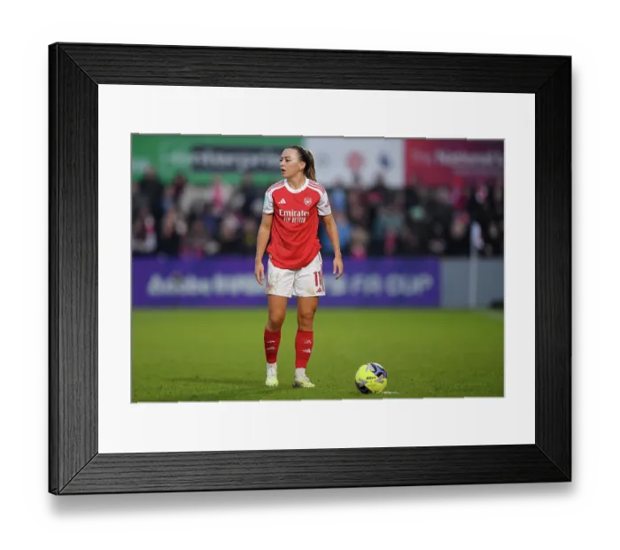 Framed Print : Arsenal v Aston Villa - Adobe Women's FA Cup Fourth Round Arsenal v Aston Villa - Adobe Women's FA Cup Fourth Round