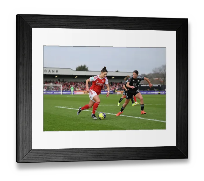 Framed Print : Arsenal v Aston Villa - Adobe Women's FA Cup Fourth Round Arsenal v Aston Villa - Adobe Women's FA Cup Fourth Round