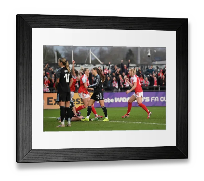 Framed Print : Arsenal v Aston Villa - Adobe Women's FA Cup Fourth Round Arsenal v Aston Villa - Adobe Women's FA Cup Fourth Round