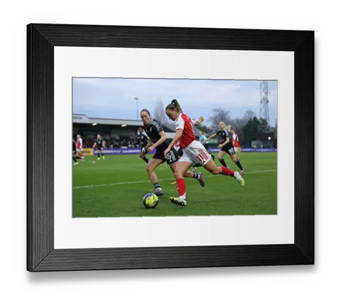 Framed Print : Arsenal v Aston Villa - Adobe Women's FA Cup Fourth Round Arsenal v Aston Villa - Adobe Women's FA Cup Fourth Round