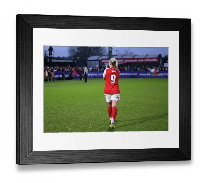 Framed Print : Arsenal v Aston Villa - Adobe Women's FA Cup Fourth Round Arsenal v Aston Villa - Adobe Women's FA Cup Fourth Round