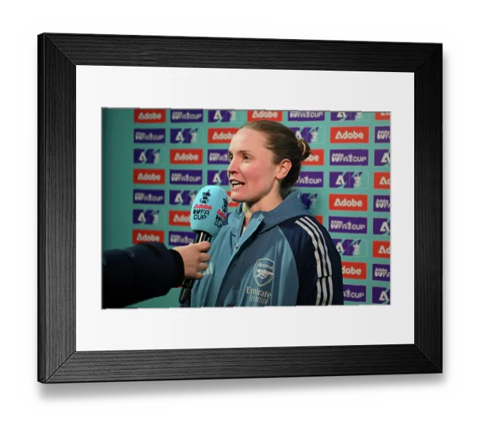Framed Print : Arsenal v Aston Villa - Adobe Women's FA Cup Fourth Round Arsenal v Aston Villa - Adobe Women's FA Cup Fourth Round