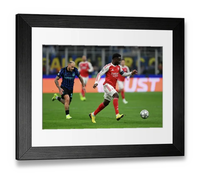 Framed Print : FC Internazionale Milano v Arsenal FC - UEFA Champions League 2025 / 26 League Phase MD7