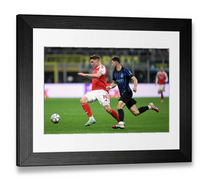 Framed Print : FC Internazionale Milano v Arsenal FC - UEFA Champions League 2025 / 26 League Phase MD7