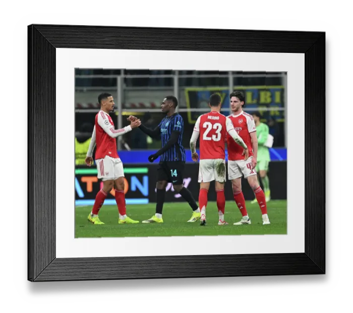 Framed Print : FC Internazionale Milano v Arsenal FC - UEFA Champions League 2025 / 26 League Phase MD7